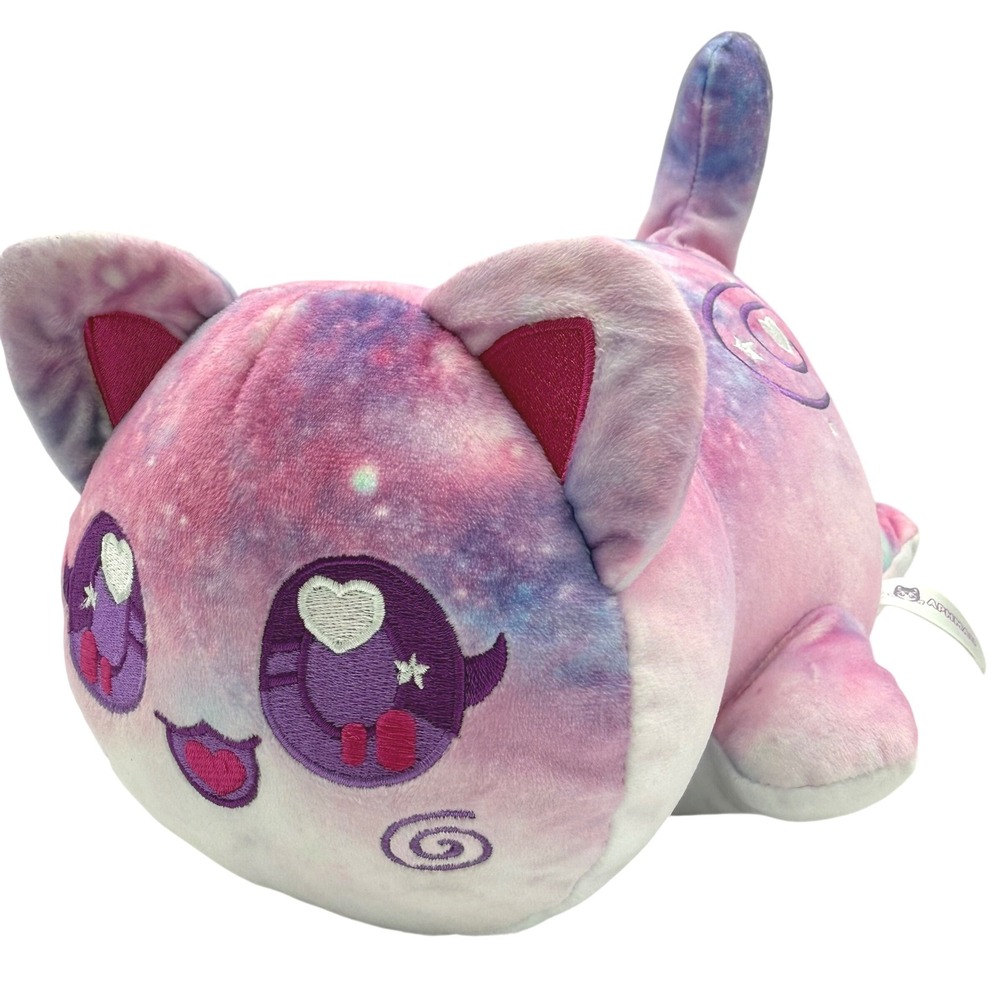 Aphmau MeeMeows Galaxy Cat Plush 10" Purple Pink Nebula Celestial Toy YouTube